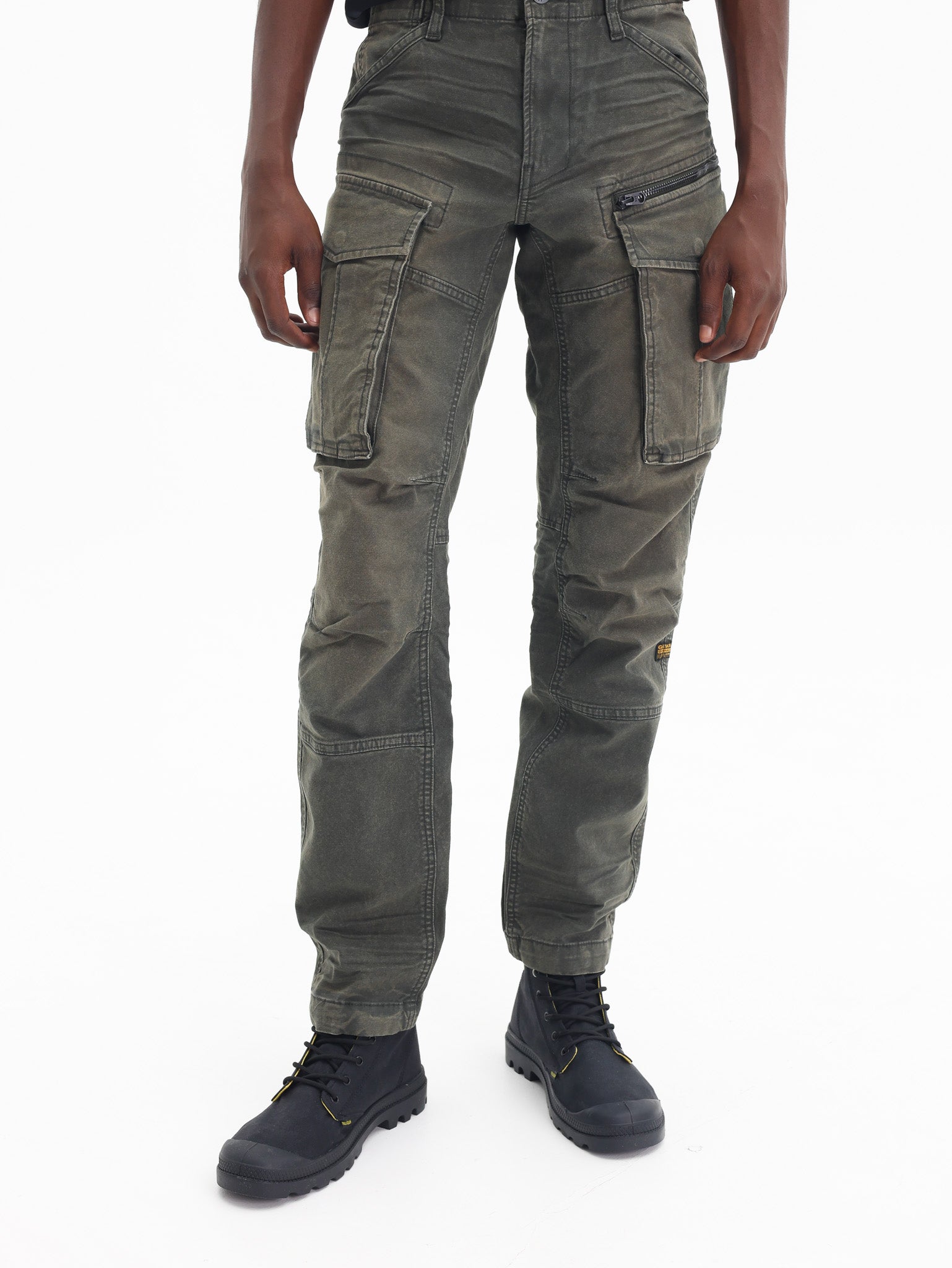 G Star Cargo Pants Zip 3D Regular Tapered Green